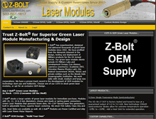 Tablet Screenshot of greenlasermodules.com